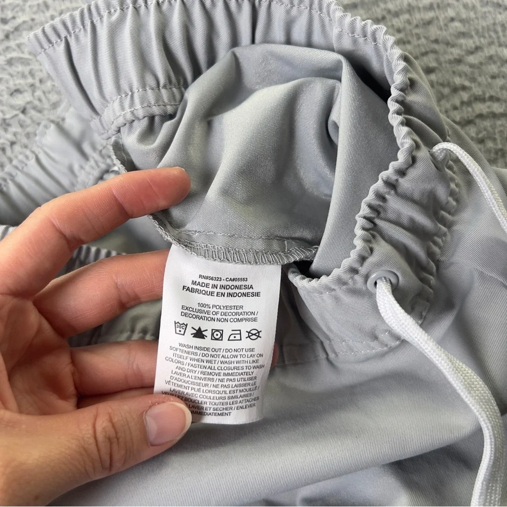 Nike Club Woven Tapered Leg Pants Mens Small Gray Athletic Elastic Waist Comfy - Picture 9 of 10